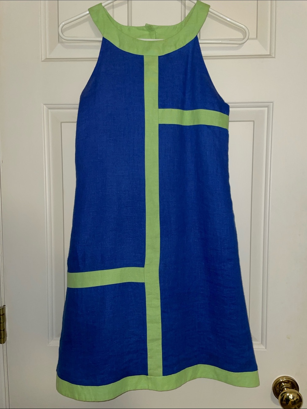 Vintage Florence Eiseman Linen Shift Dress, Size 16, EUC